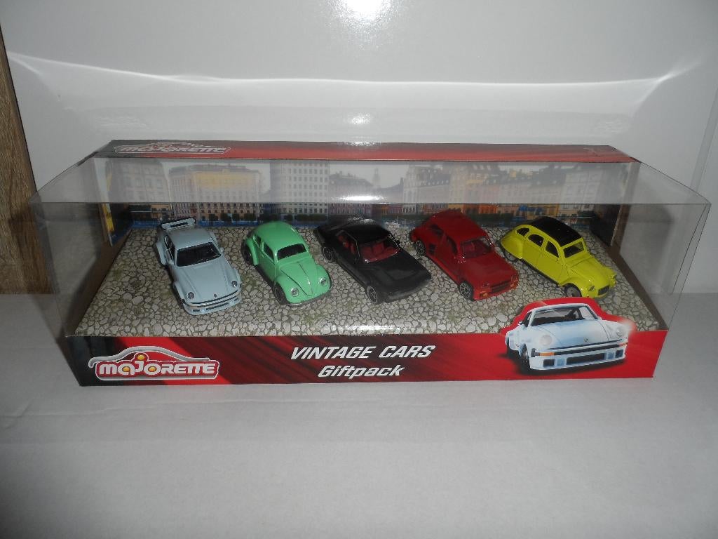 Majorette Vintage Cars Giftpack (2020) 1:64, Hobby en Vrije tijd, Ophalen of Verzenden, Nieuw, Auto