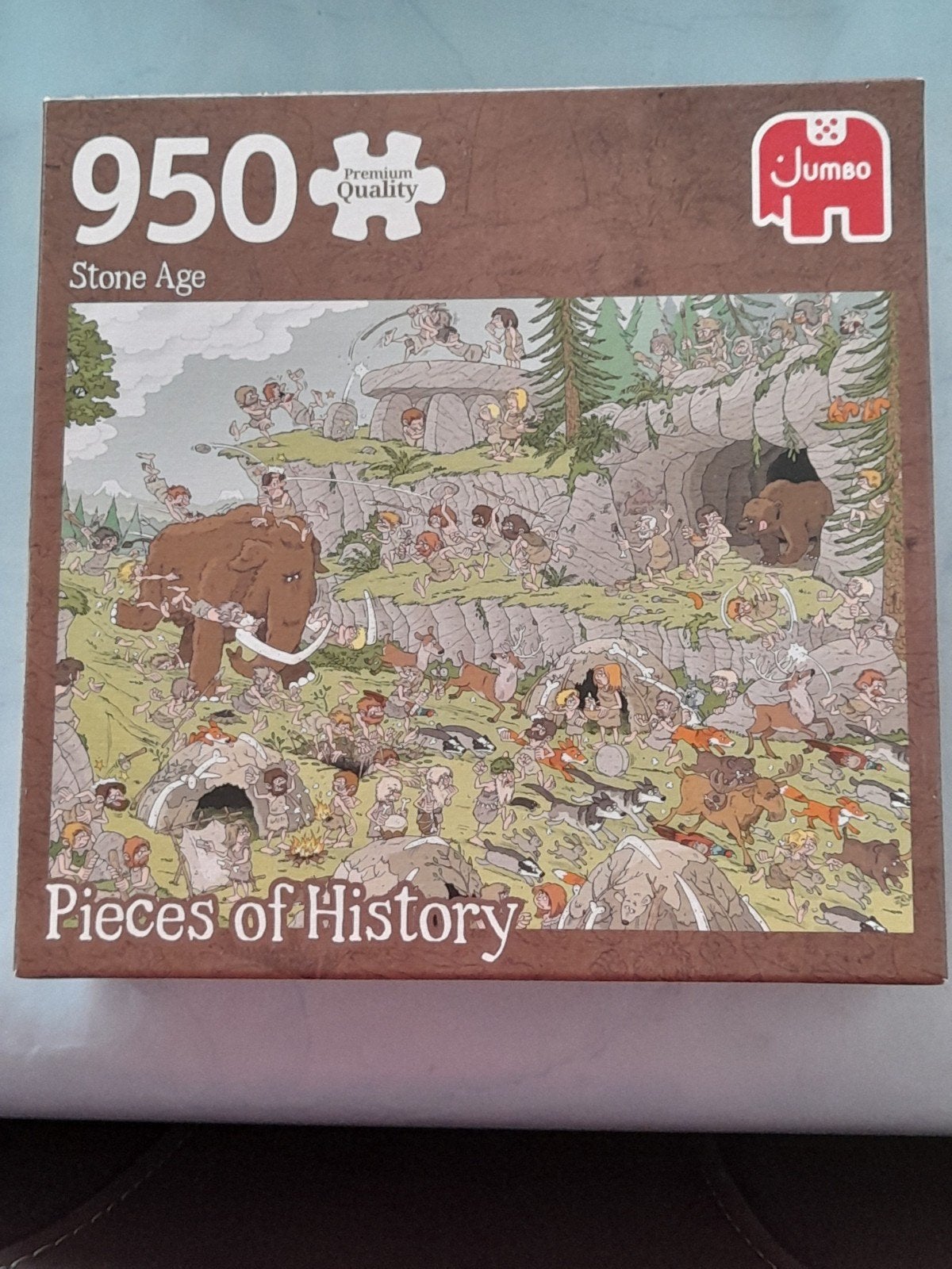Jumbo puzzel 950 stukjes - Pieces of History, Ophalen of Verzenden, 500 t/m 1500 stukjes, Zo goed als nieuw, Legpuzzel