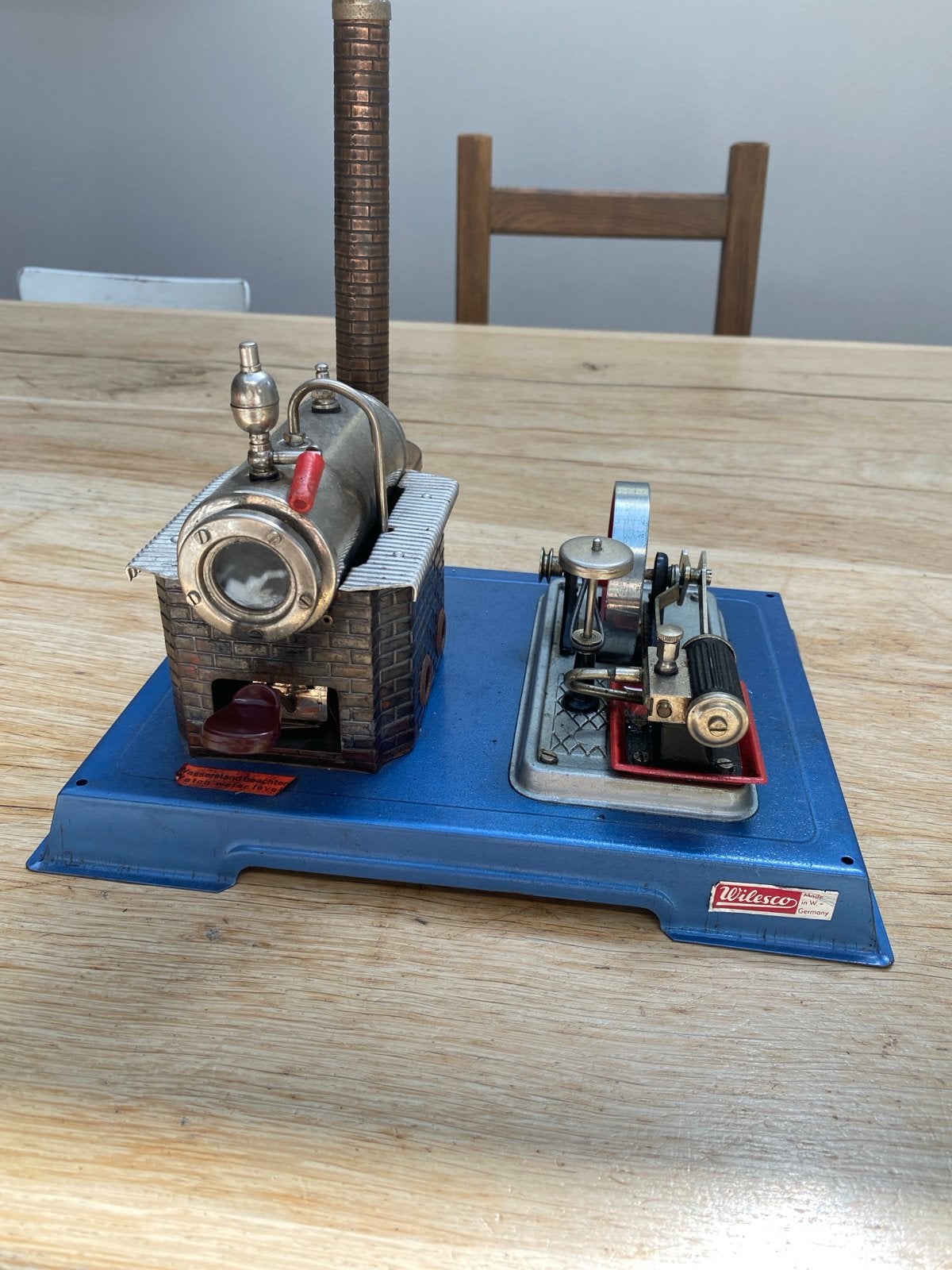 Wilesco D10 stoommachine - Vintage model, Ophalen, Gebruikt, Groter dan 1:32