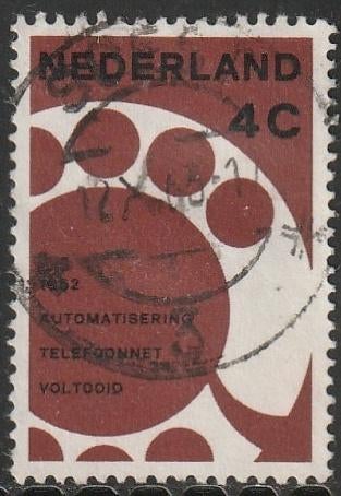 Nederland 1962 771 Telefonie 4c, Gest Soest, Postzegels en Munten, Postzegels | Nederland, Ophalen of Verzenden, Na 1940, Gestempeld