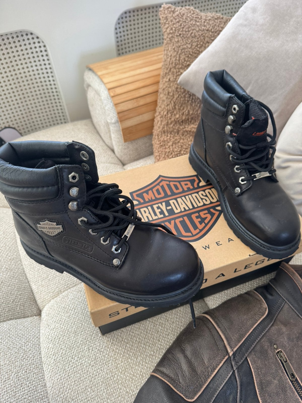 Originele Harley Davidson laarzen maat 39, Ophalen of Verzenden, Tweedehands, Dames, Laarzen