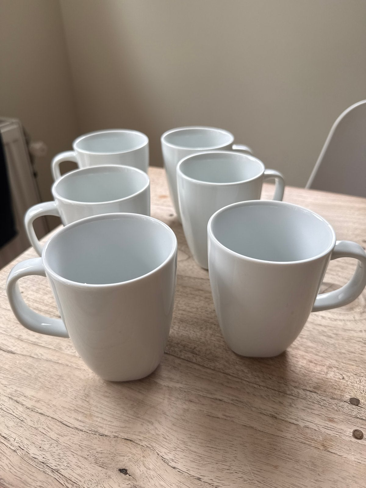 IKEA 365+ Mokken - Set van 6 - Wit, Ophalen, Overige typen, IKEA, Zo goed als nieuw