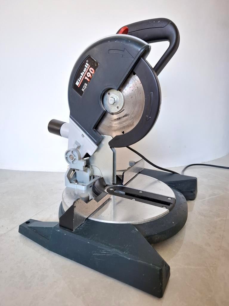 Handzame Einhell KGS 190 afkortzaagmachine, 48 mm, 750 Watt, Doe-het-zelf en Verbouw, Ophalen, Zo goed als nieuw, Afkortzaag, 30 tot 70 mm