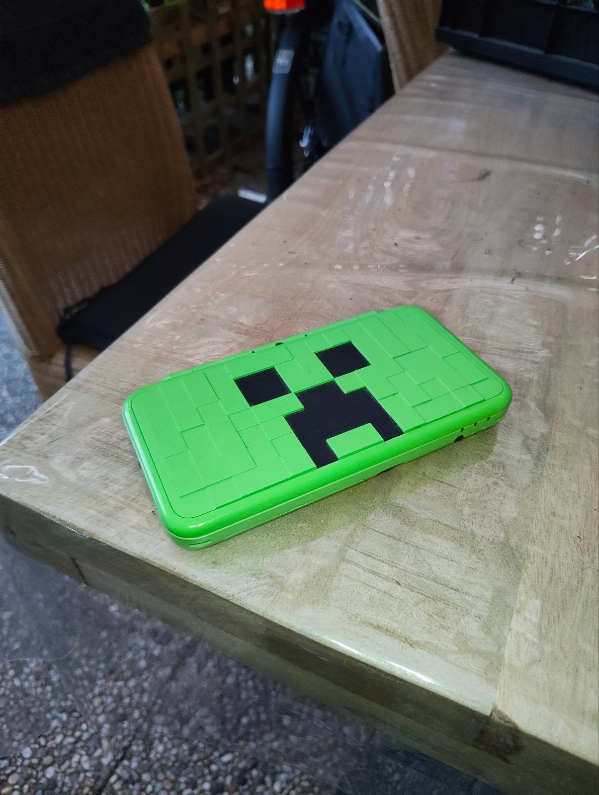 Nintendo 2ds xl minecraft editie, Ophalen, Zo goed als nieuw, 2DS