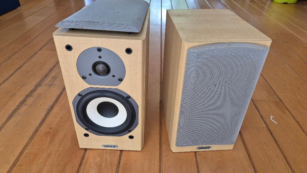 TANNOY mercury mx1 (2x) en mxC (1x), Zo goed als nieuw, 60 tot 120 watt, Center speaker, Ophalen
