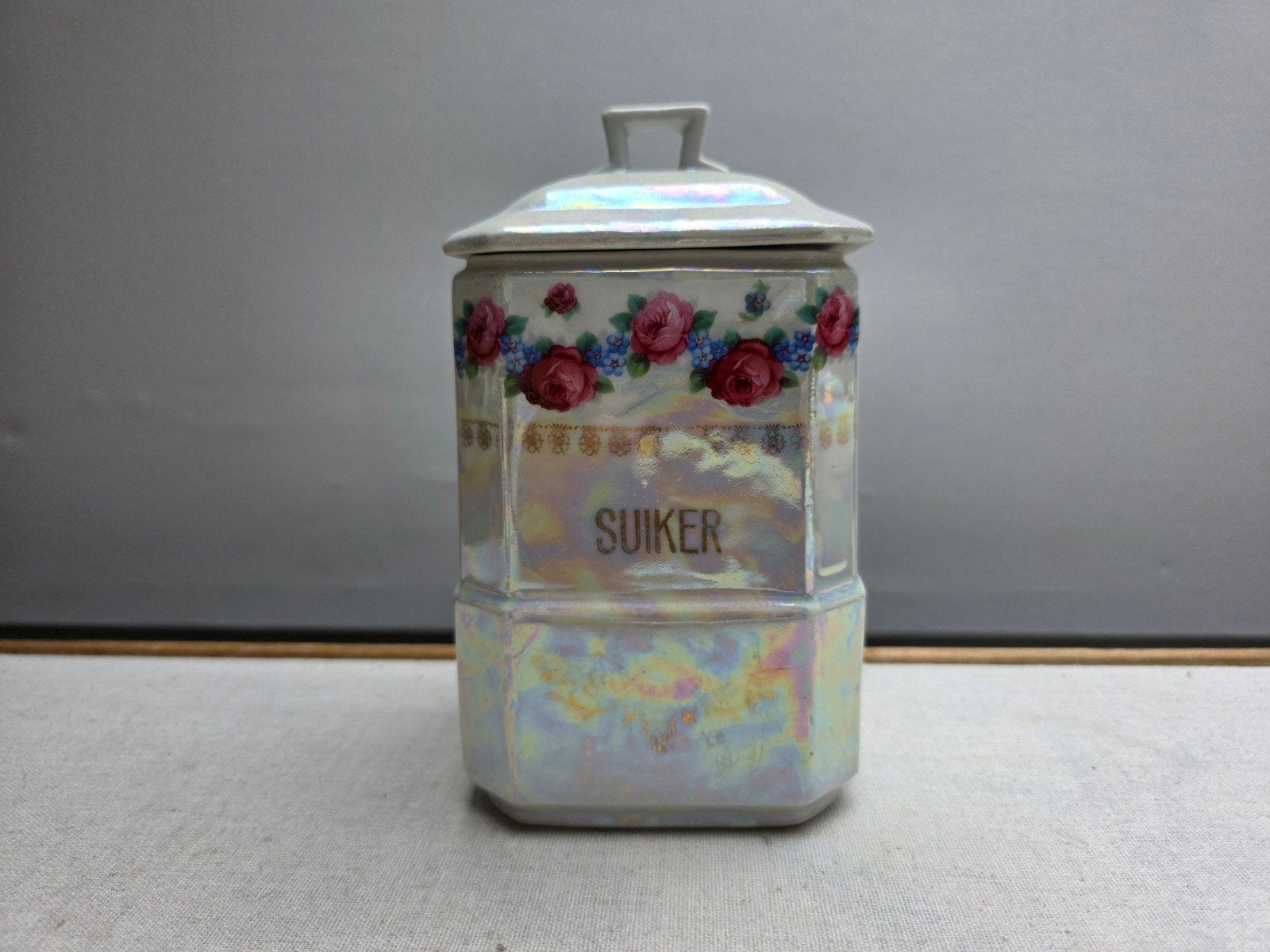 Grote voorraadpot suiker, Antiek en Kunst, Ophalen of Verzenden