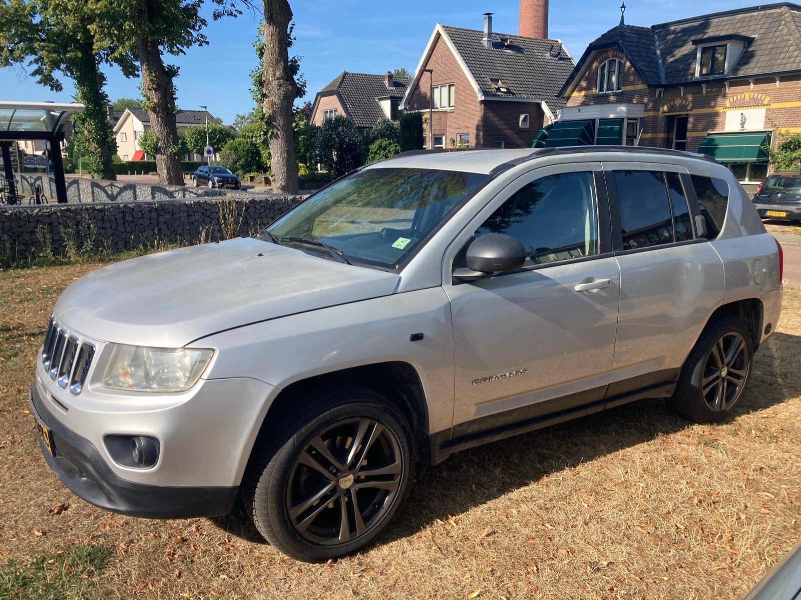 Jeep Compass Automaat 2012 lpg 120.500 km, Auto's, Jeep, 1998 cc, Zwart, 1498 kg, Compass