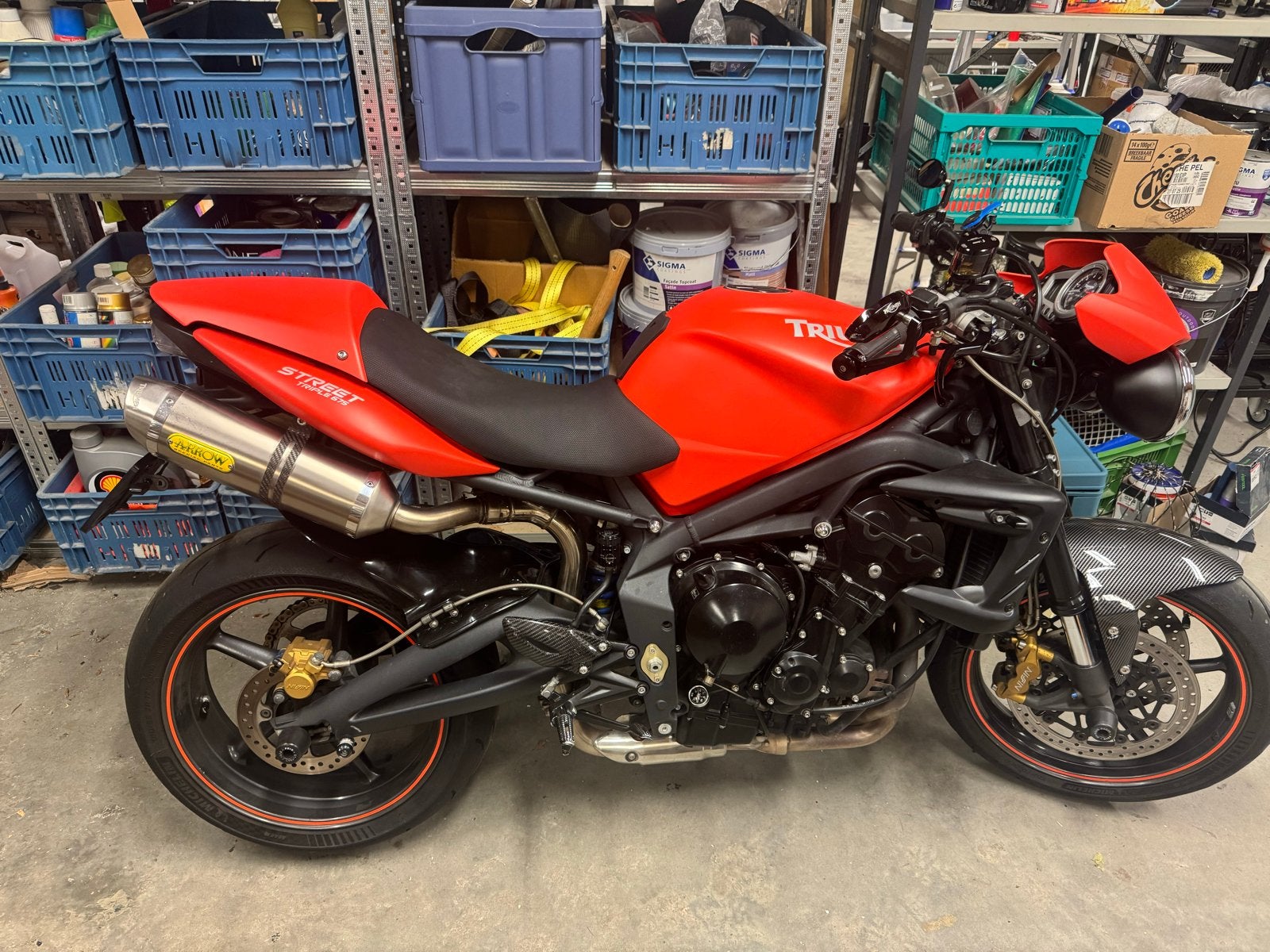 Zadel Triumph Speed Triple 675R 2009 - Kleine beschadiging, Ophalen of Verzenden, Gebruikt