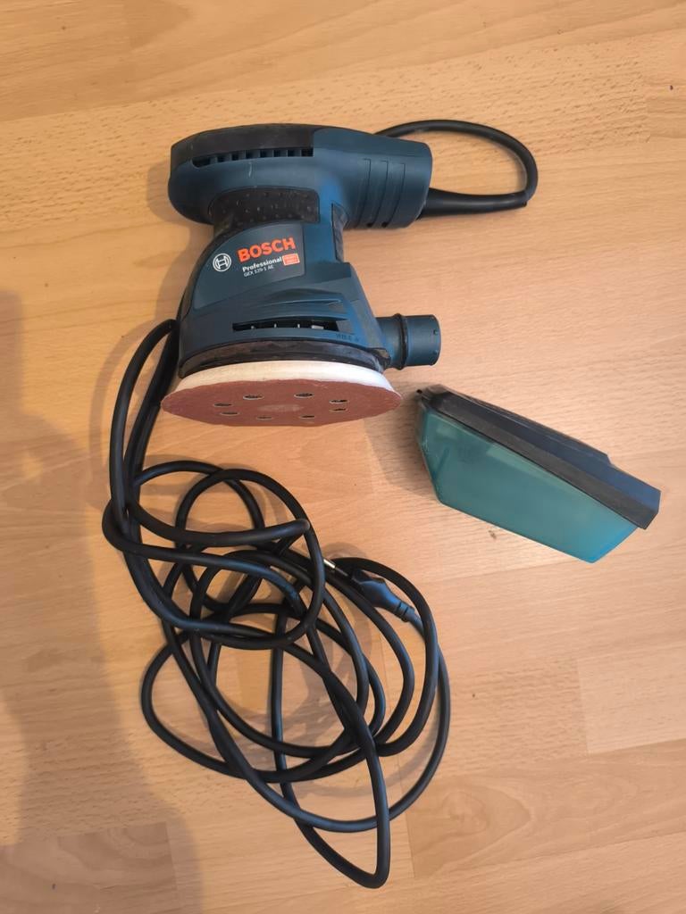 Bosch Professional GEX 125-1 AE Excentrische Schuurmachine, Ophalen of Verzenden, Gebruikt, Minder dan 600 watt, Excentrische schuurmachine