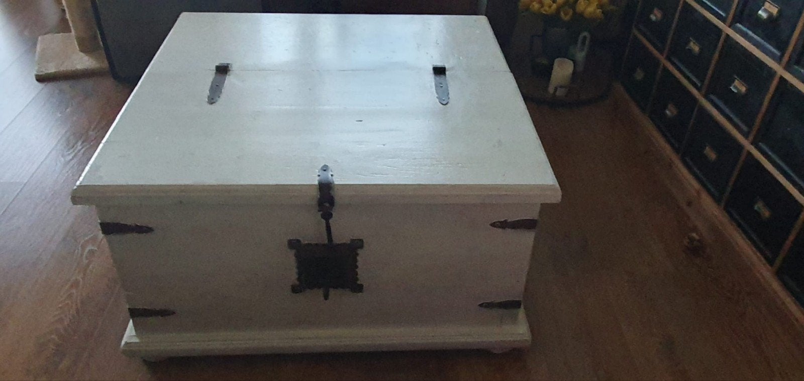 grote vierkante salontafel, Ophalen, Gebruikt, 50 tot 100 cm, Vierkant