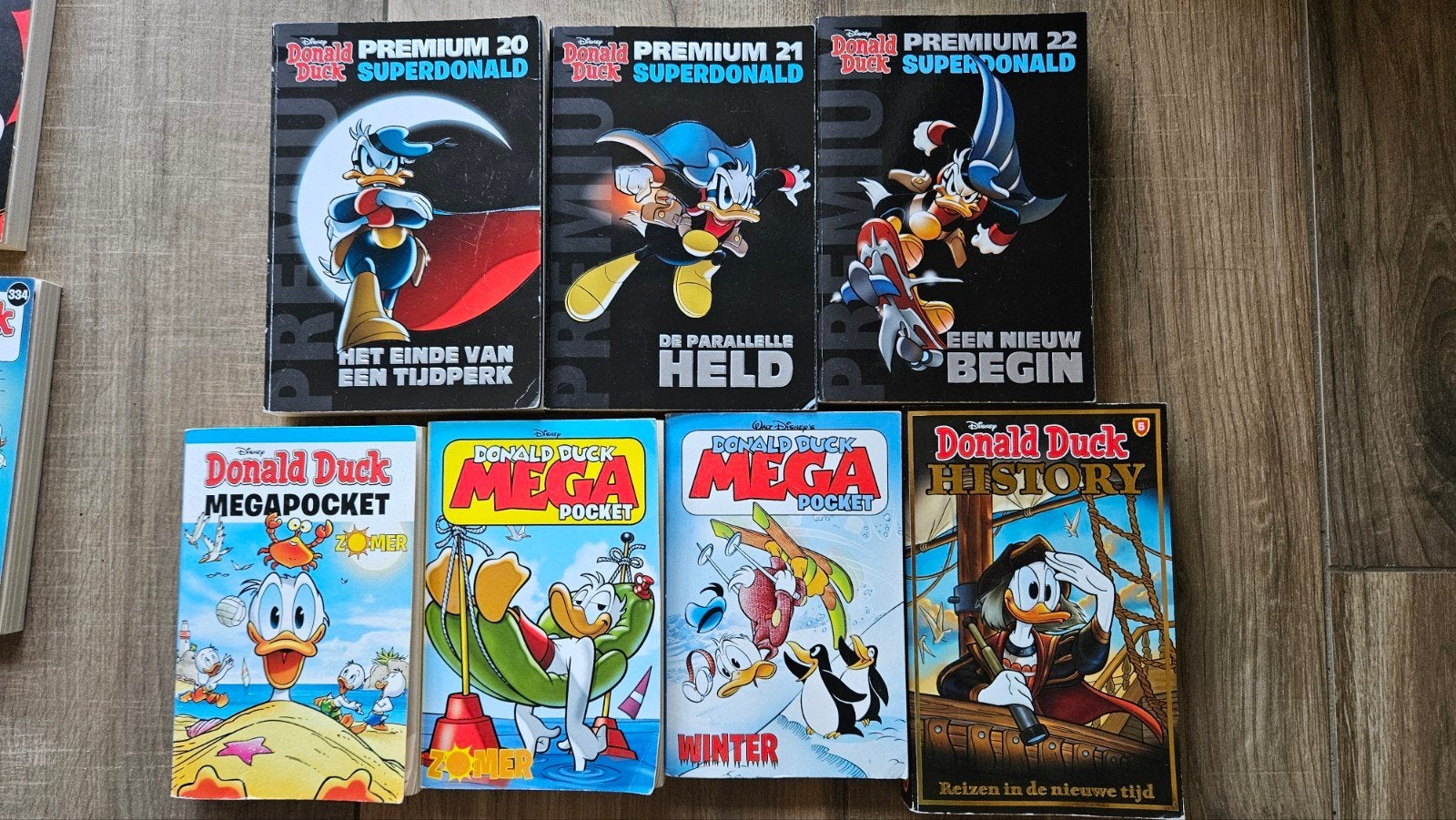 Donald Duck Pockets: Superdonald, Mega & History, Boeken, Meerdere stripboeken, Ophalen of Verzenden, Gelezen, Donald Duck