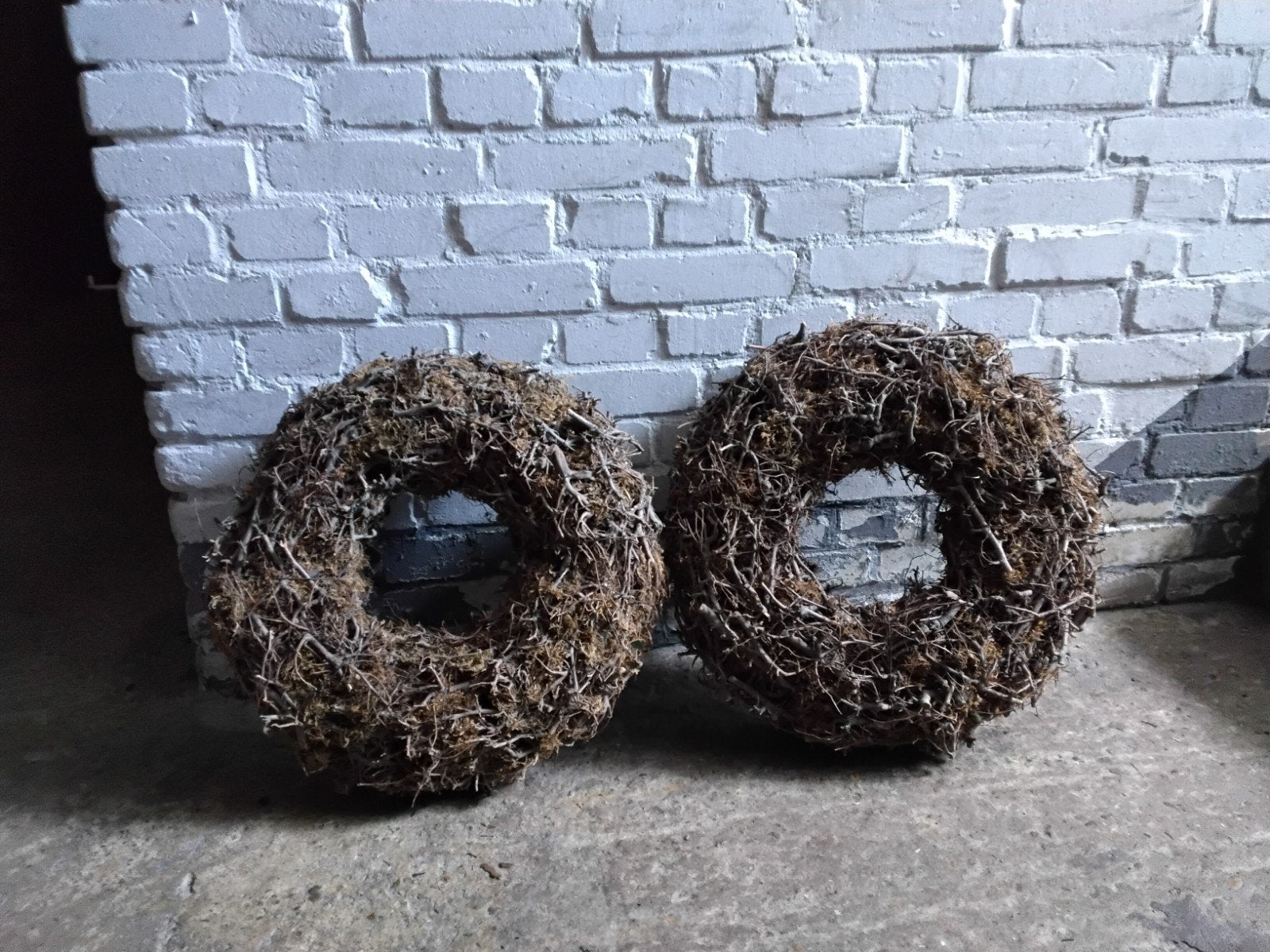 2 Prachtige bonsai kransen doorsnede per krans 45cm, Huis en Inrichting, Woonaccessoires | Kransen, 45 cm, Ophalen, Natuurlijk materiaal