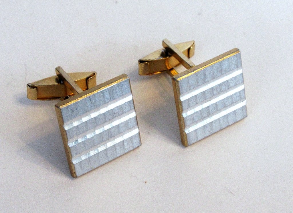 Vintage manchetknopen van de 70 jaren., Ophalen of Verzenden, Nieuw, Overige materialen