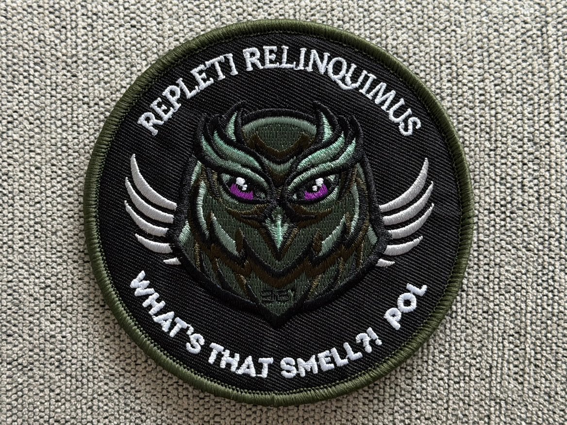 Patch RNLAF POL (Petrol Oil Lubricants), Ophalen of Verzenden, Luchtmacht, Nederland, Embleem of Badge