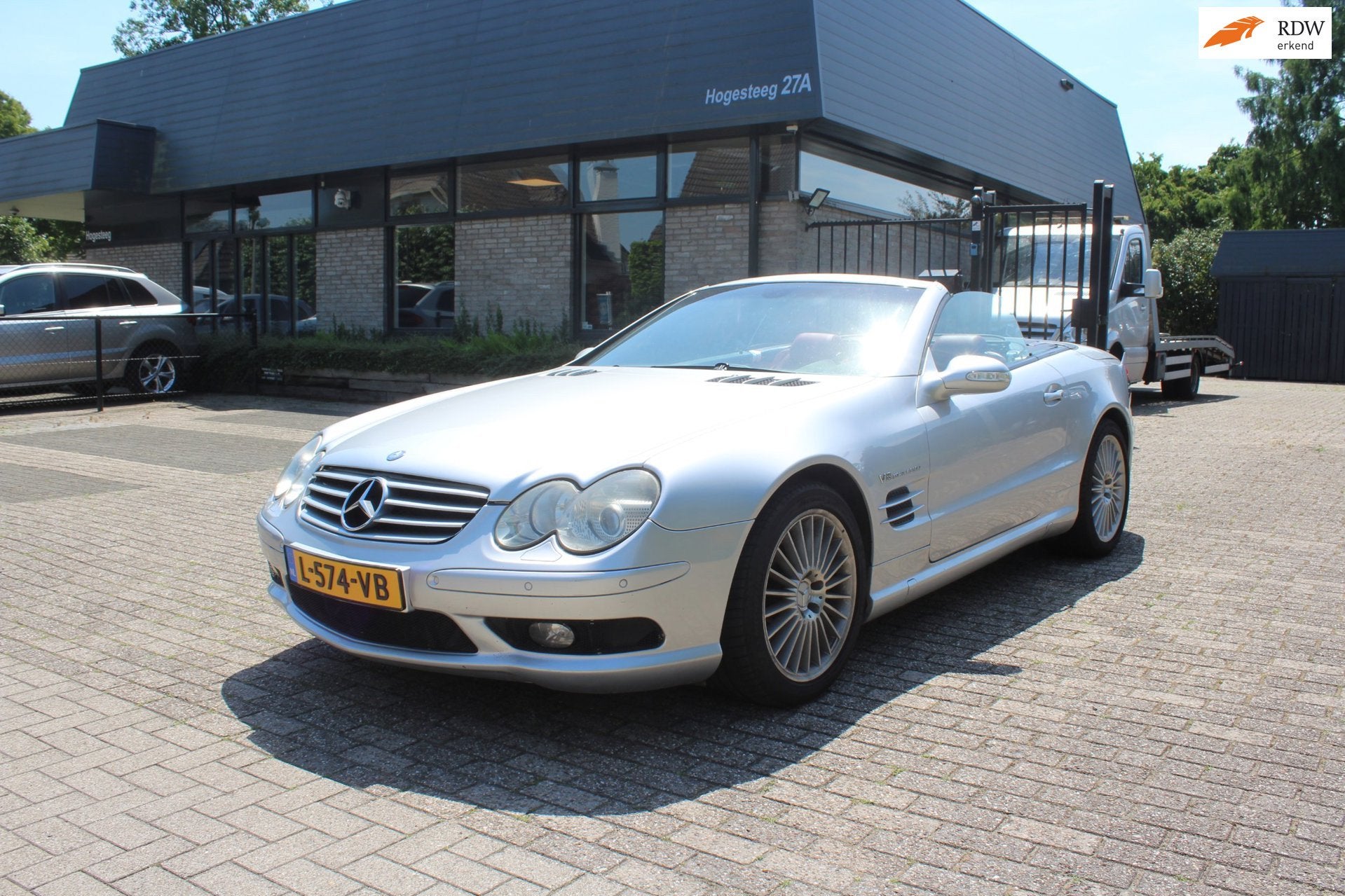 Mercedes-Benz SL-klasse AMG 55 ORG NEDERLANDSE AUTO BOEKJES, Automaat, Dealer onderhouden, Achterwielaandrijving, Gebruikt