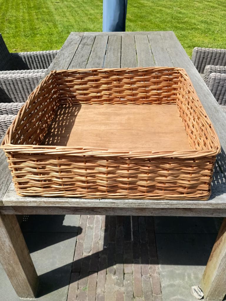Hele grote rieten bakkersmand - Alleen ophalen, Ophalen, Gebruikt, Mand, Riet