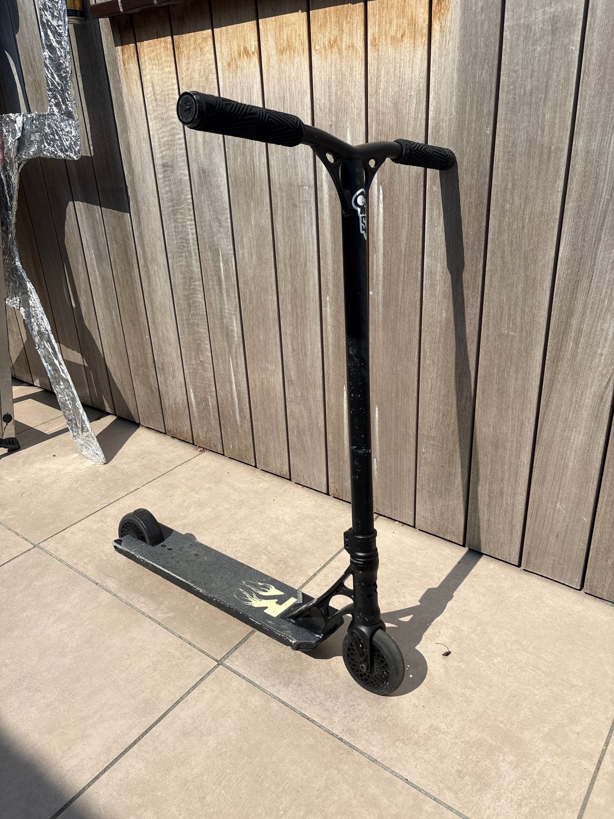 Zwarte stuntstep, Ophalen, Gebruikt, Gewone step