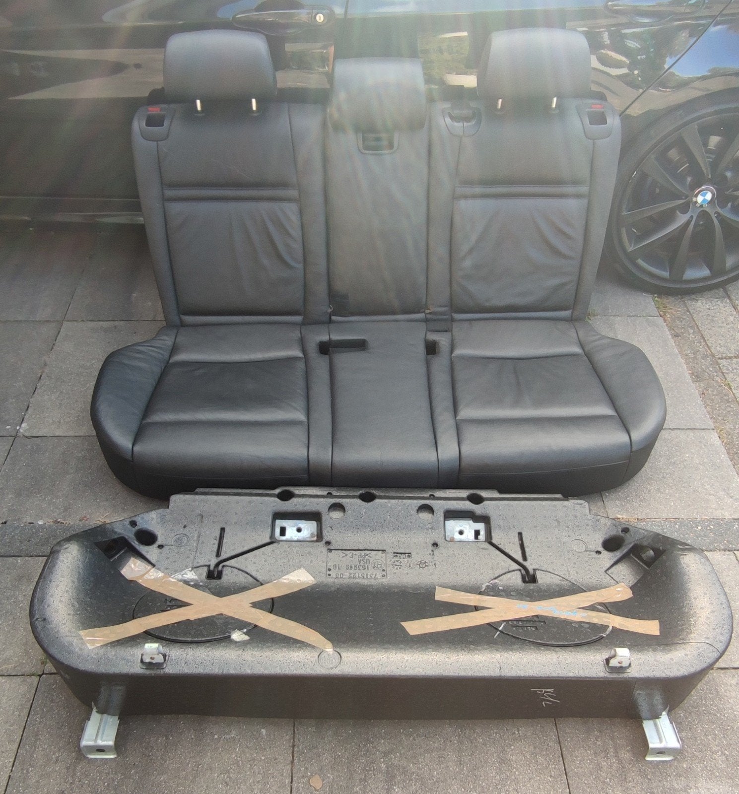 BMW X5 E70 Achterbank - Zwart Leder, Auto-onderdelen, Interieur en Bekleding, Ophalen