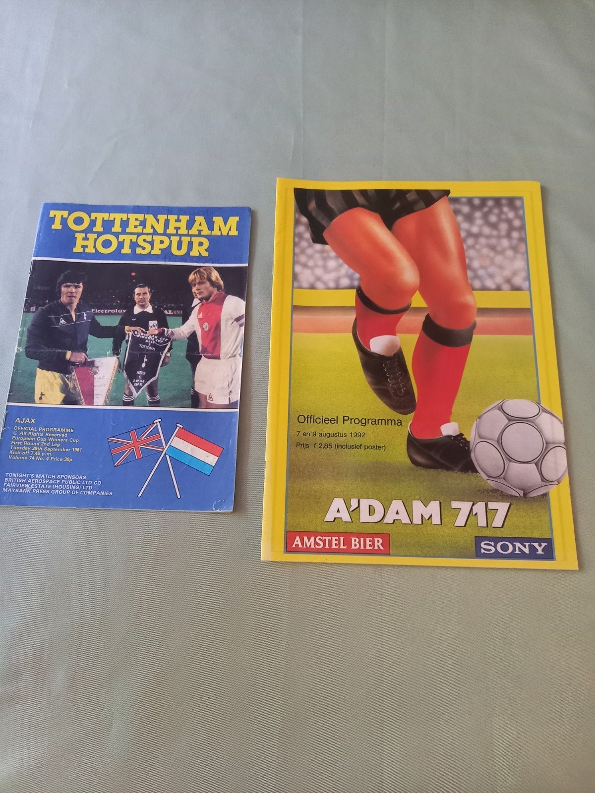 Ajax Programma's jaren 80 en 90, Ophalen of Verzenden, Zo goed als nieuw, Ajax, Overige typen
