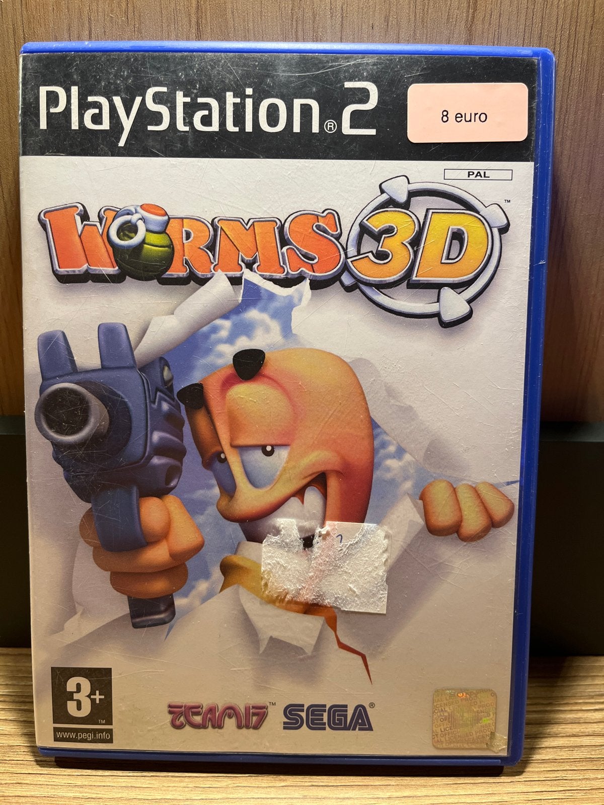Worms 3D - PlayStation 2 (PS2) - Actie/Strategie Game, Gebruikt, 2 spelers, Eén computer, Ophalen of Verzenden