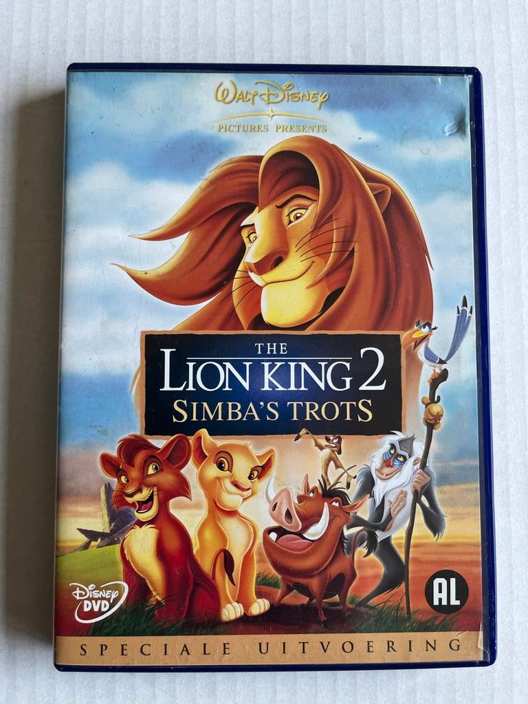 De Leeuwenkoning 2: Simba's Trots - Lion king DVD, Avontuur, Gebruikt, Alle leeftijden, Ophalen of Verzenden