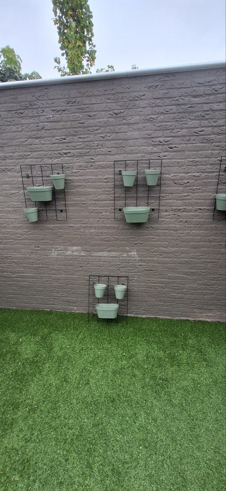 Elho Loft Urban Green Wall set - 4 stuks, Tuin en Terras, Ophalen, Kunststof, Gebruikt, Vierkant