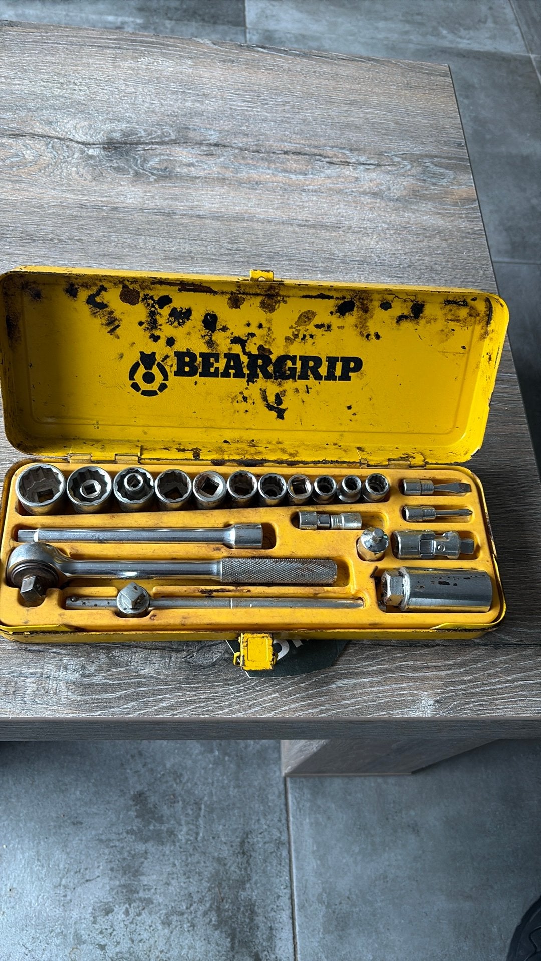 Vintage beargrip set, Ophalen of Verzenden, Zo goed als nieuw