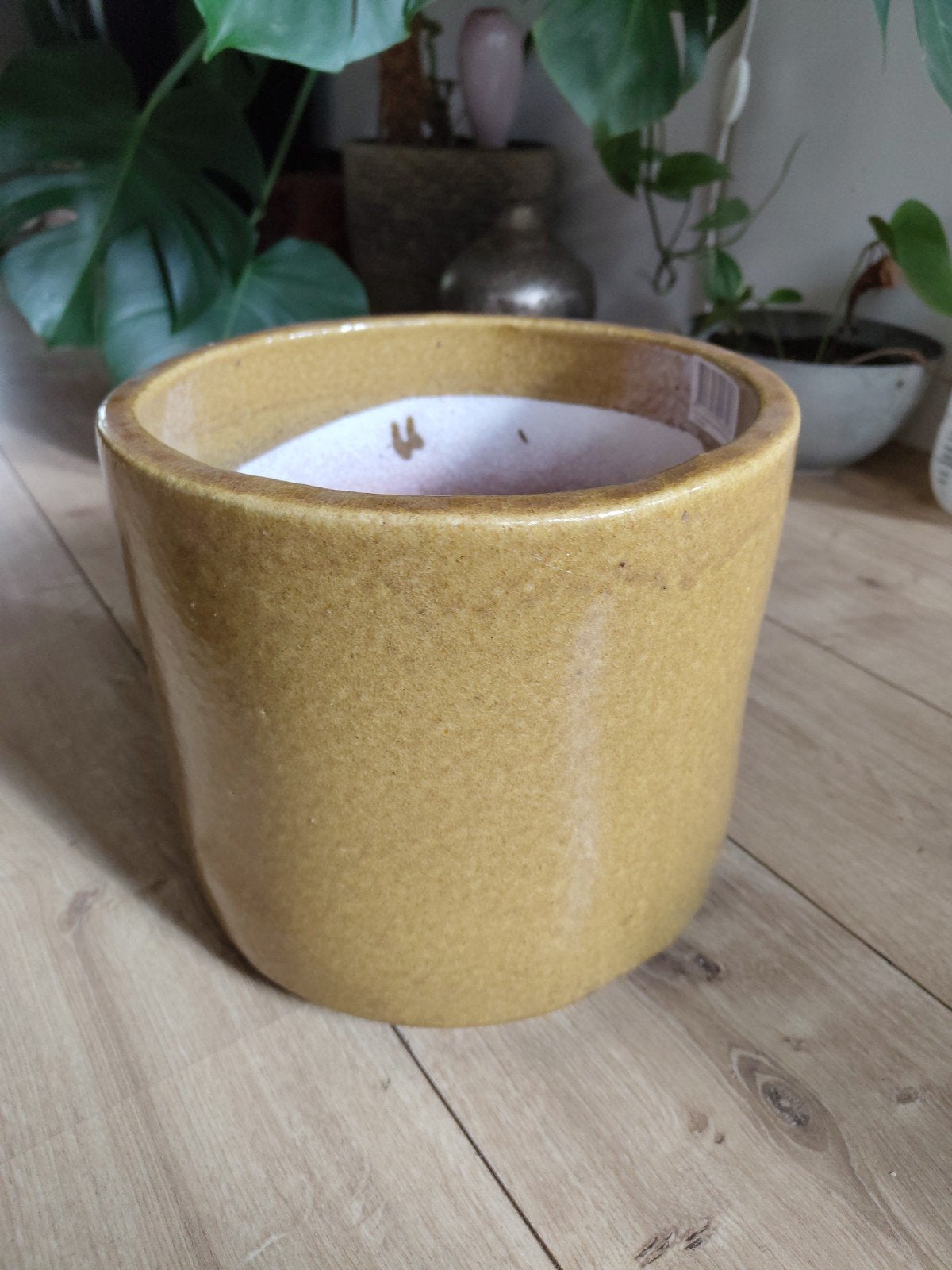 2 Bloempotten D24 H23, Gebruikt, Rond, Minder dan 40 cm, Balkon