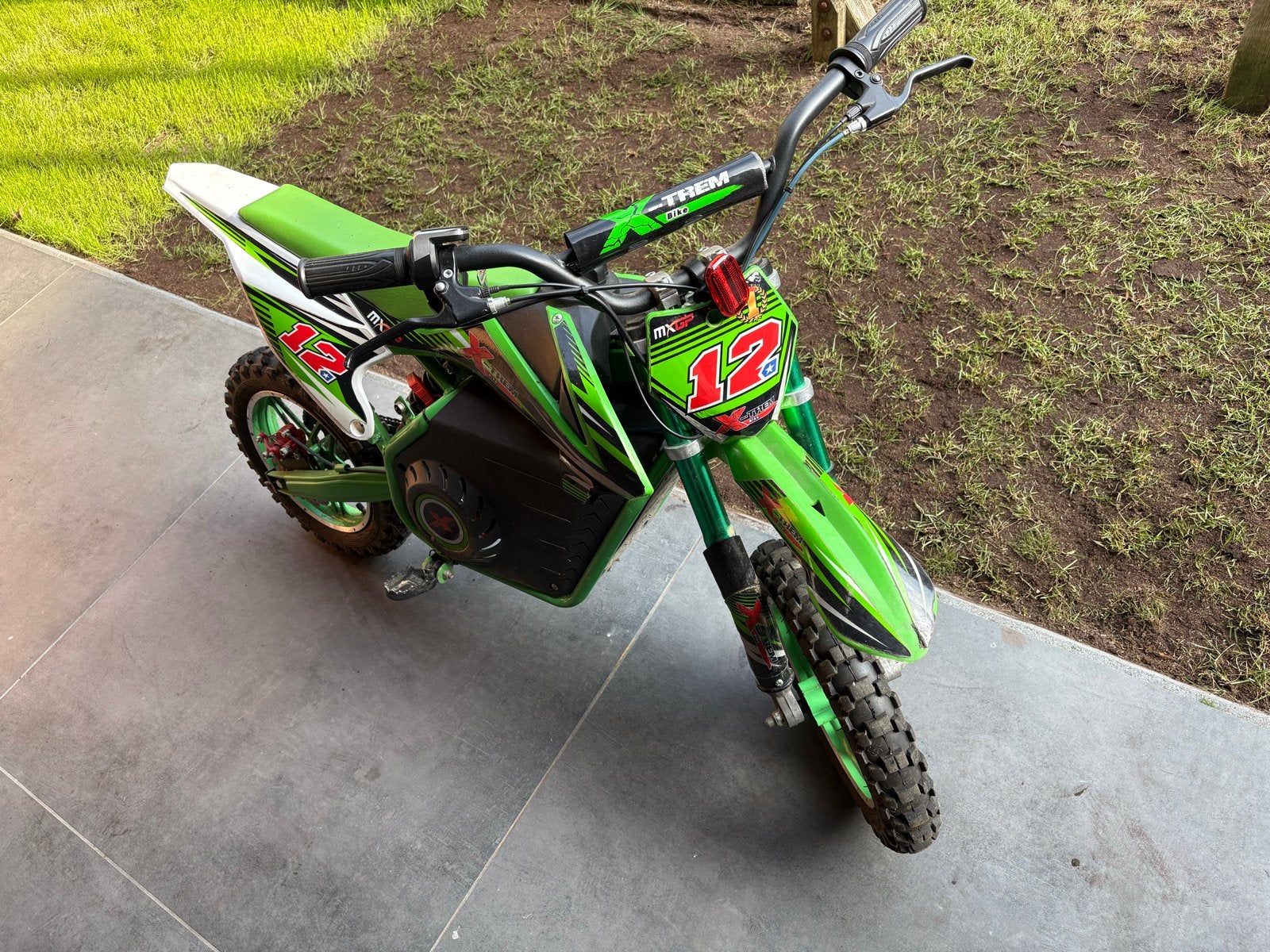 Kinder crossmotor elektrisch, Ophalen, Gebruikt, Schijfrem, Dirtbike