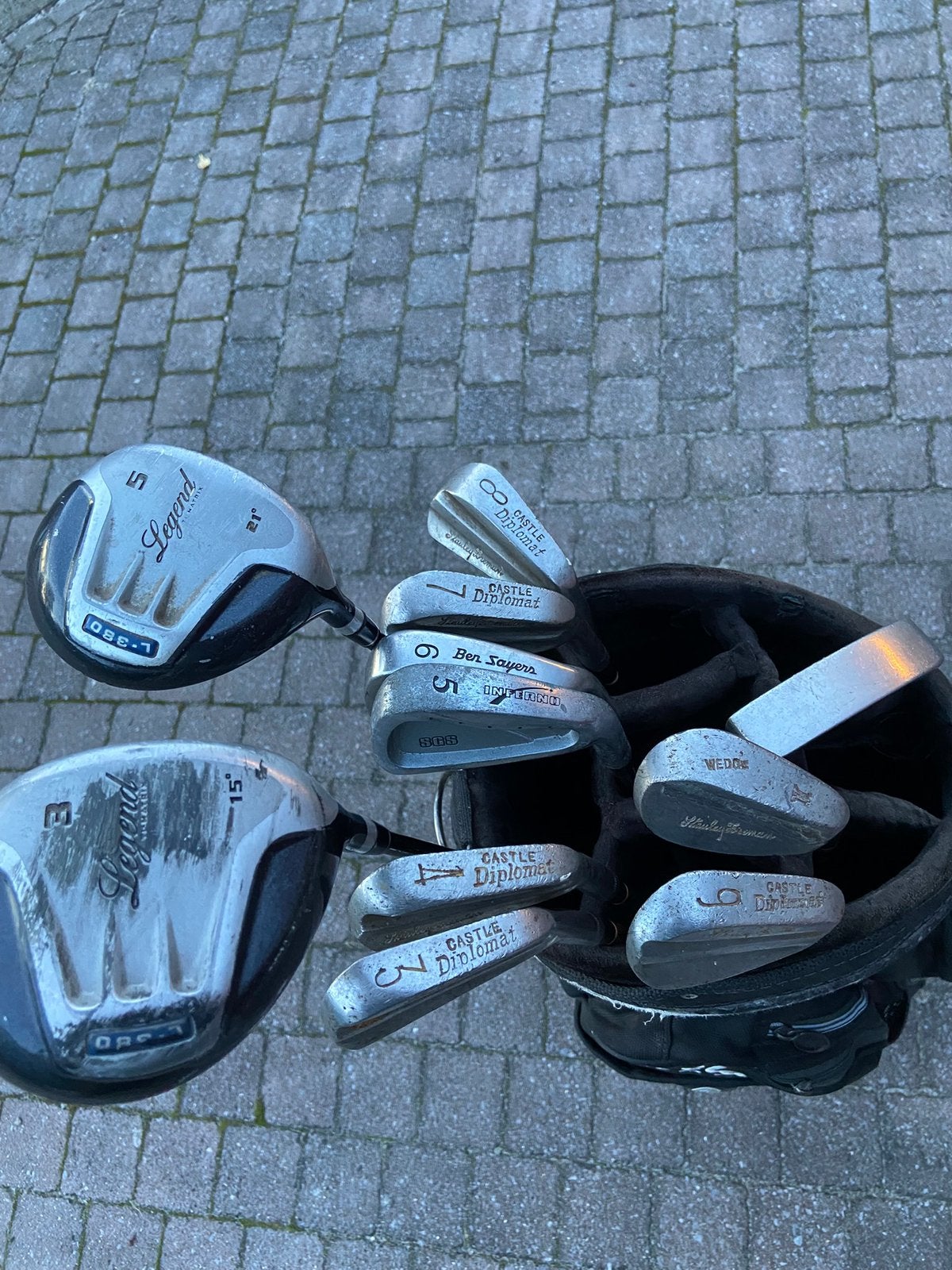 Complete heren Golfset inclusief Golftas