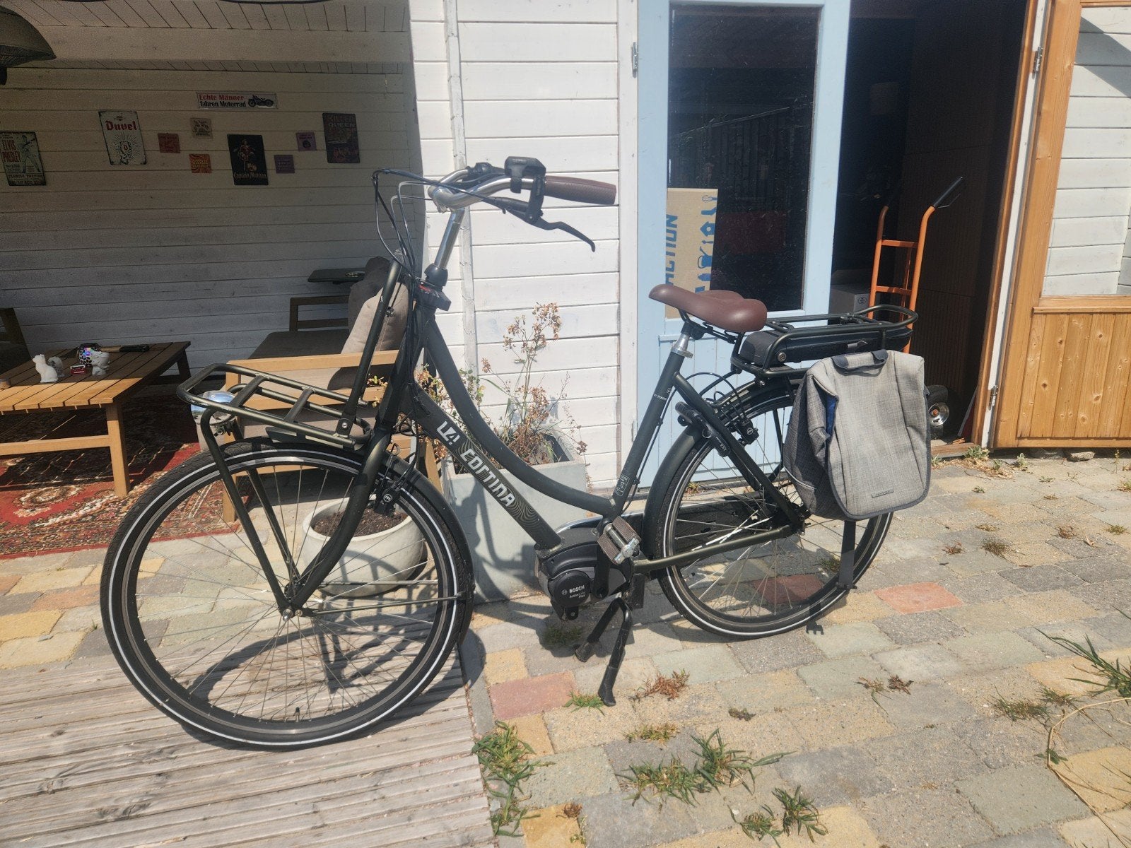 Cortina E-U4 Transport elektrische fiets met Bosch motor, Ophalen of Verzenden, Zo goed als nieuw, 47 tot 51 cm, Cortina