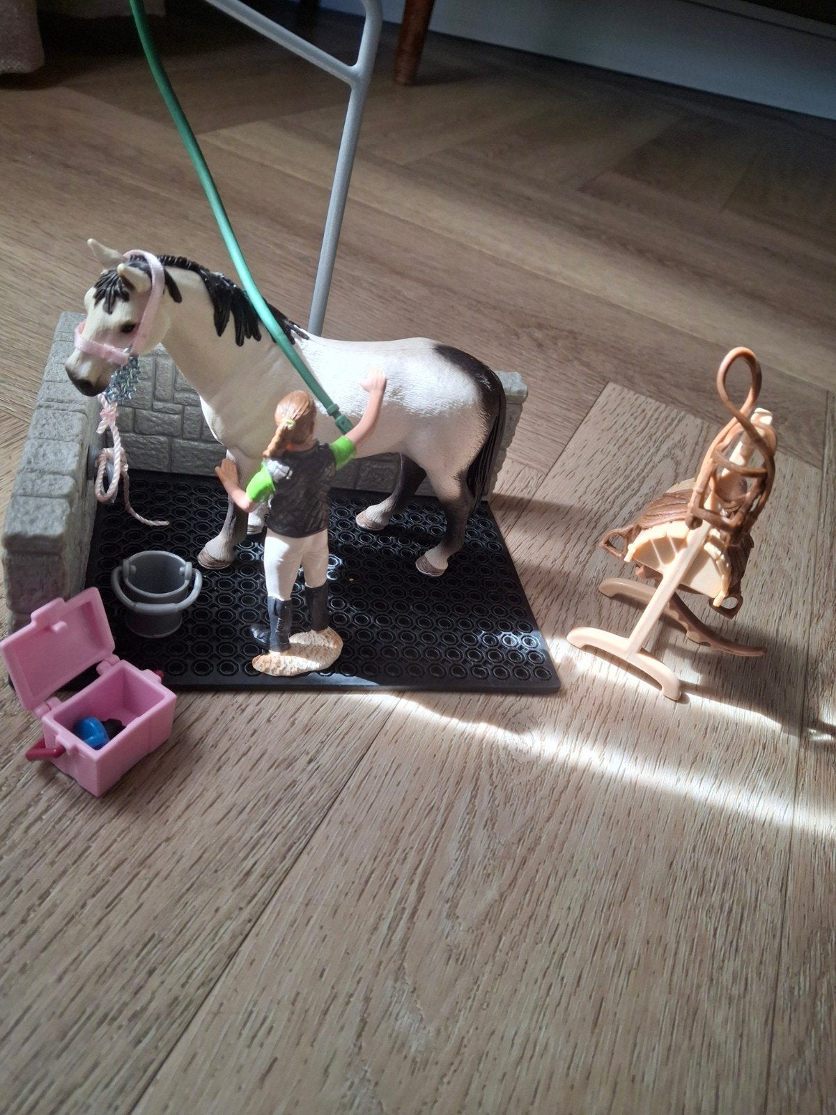 Schleich 42104 Horse Club Horses Wash Area, Ophalen of Verzenden, Gebruikt