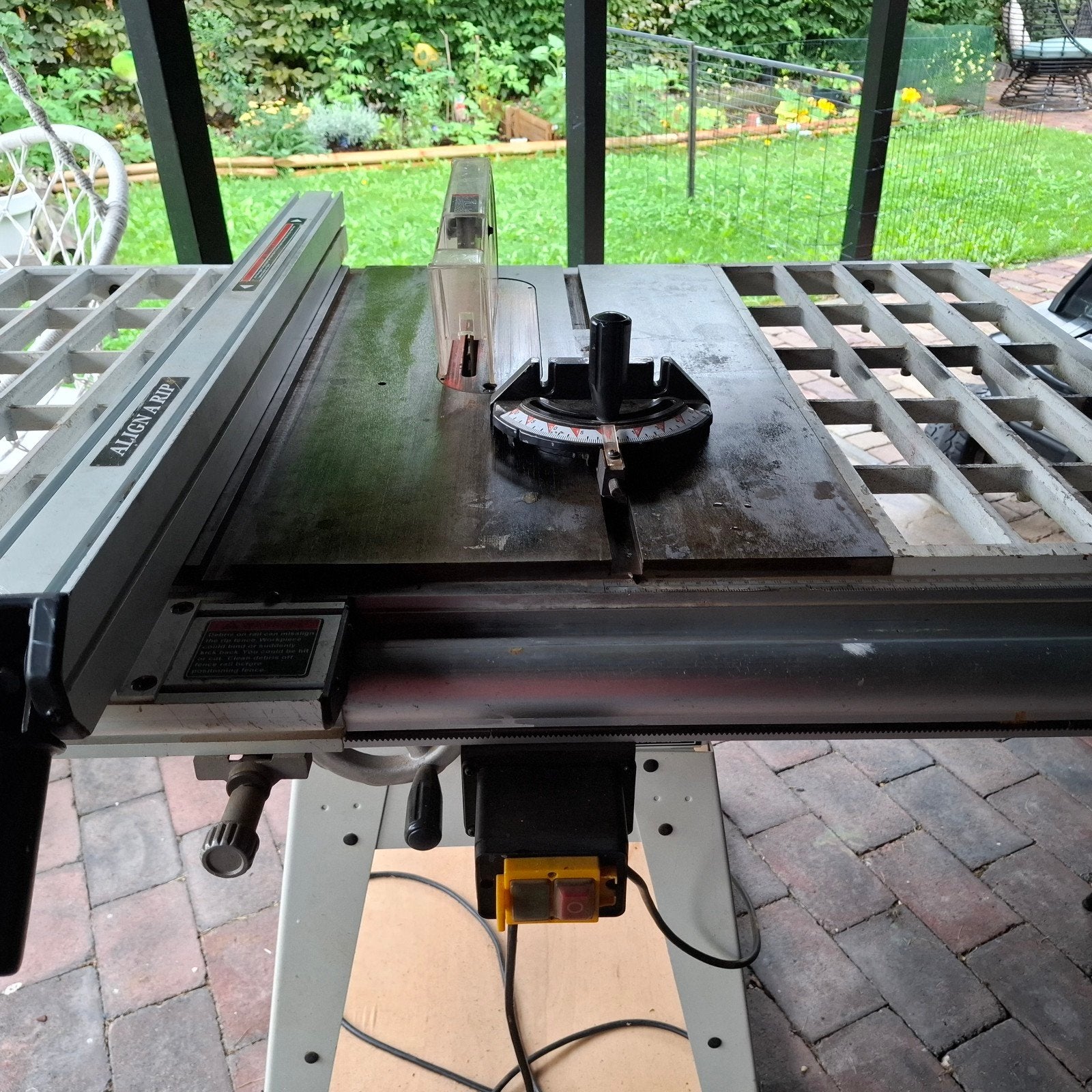 Bernardo TK150 Tafelzaag - Krachtig en Betrouwbaar, Doe-het-zelf en Verbouw, Gereedschap | Zaagmachines, Ophalen, Gebruikt, Cirkelzaag