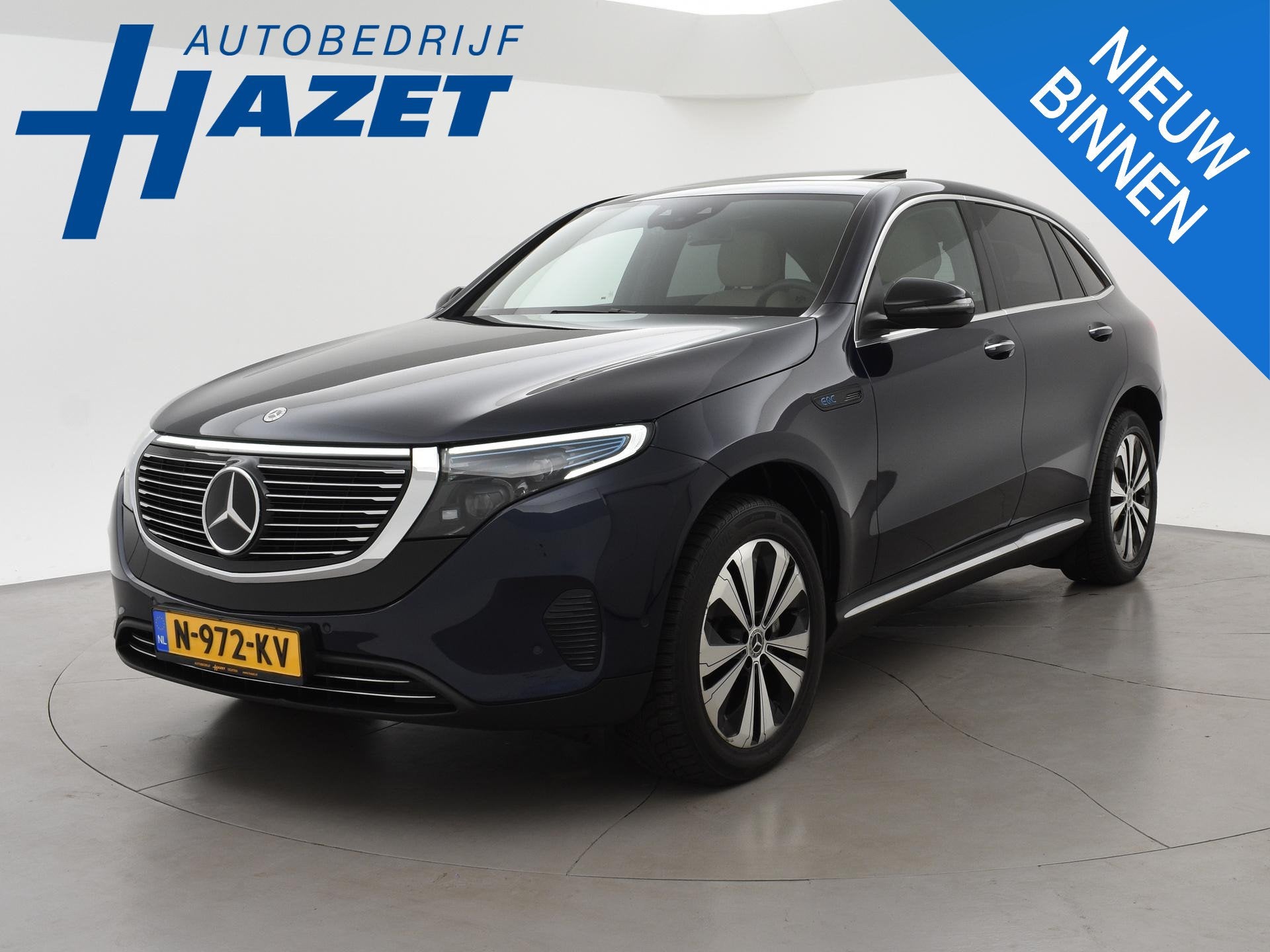 Mercedes-Benz EQC 400 4MATIC + BURMESTER | SCHUIFDAK | SFEER, Automaat, Stof, Beige, 80 kWh