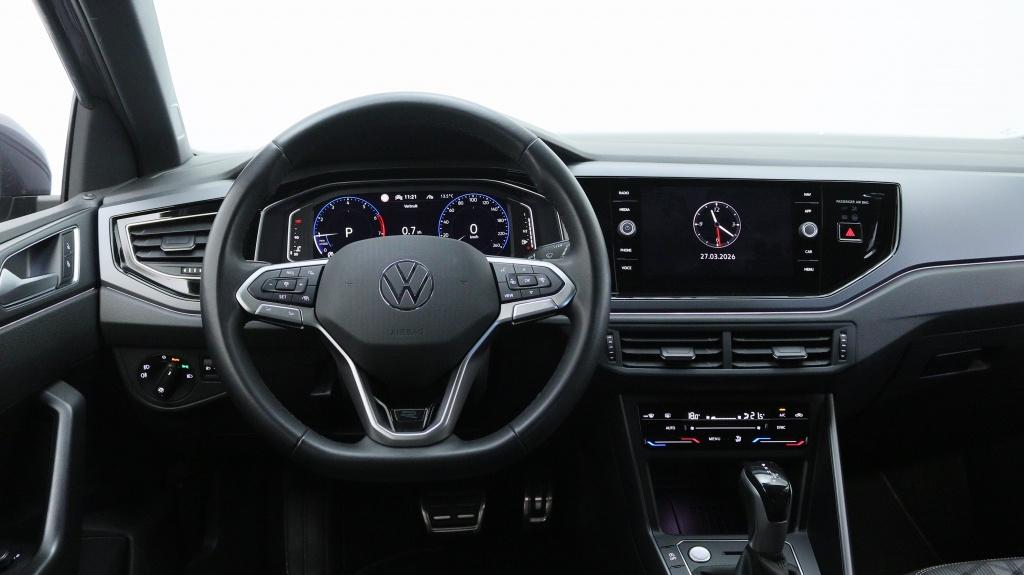 Volkswagen Polo 1.0 TSI R-Line | 115 PK | Private Lease 499,, Auto's, 12 maanden, Stof, Gebruikt, Zwart