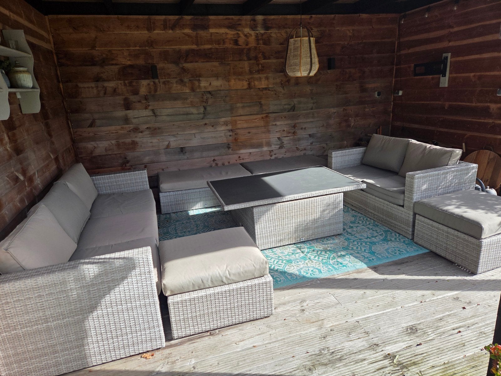 Loungeset Le Sud wicker, Ophalen, Gebruikt, Meer dan 8 zitplaatsen, Loungeset