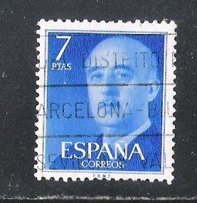 Spanje; 2120 Generaal Franco, Verzenden, Gestempeld