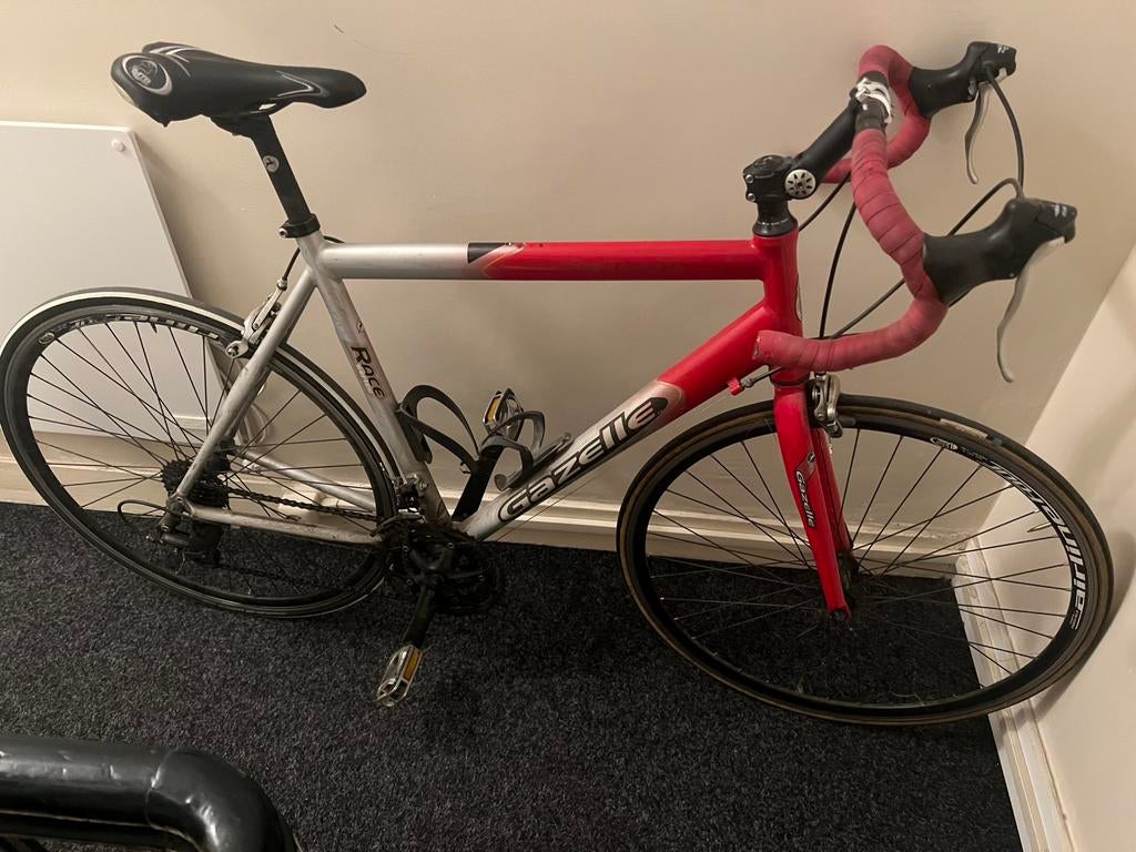 Gazelle racefiets, Ophalen, Gebruikt, Aluminium, Meer dan 20 versnellingen