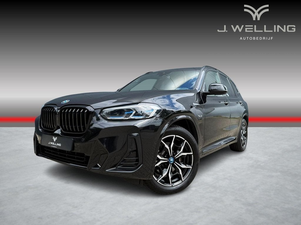 BMW X3 xDrive30e M-sport tr.hk Laser Memory HUD, Auto's, BMW, 1998 cc, Gebruikt, 4 cilinders, Zwart