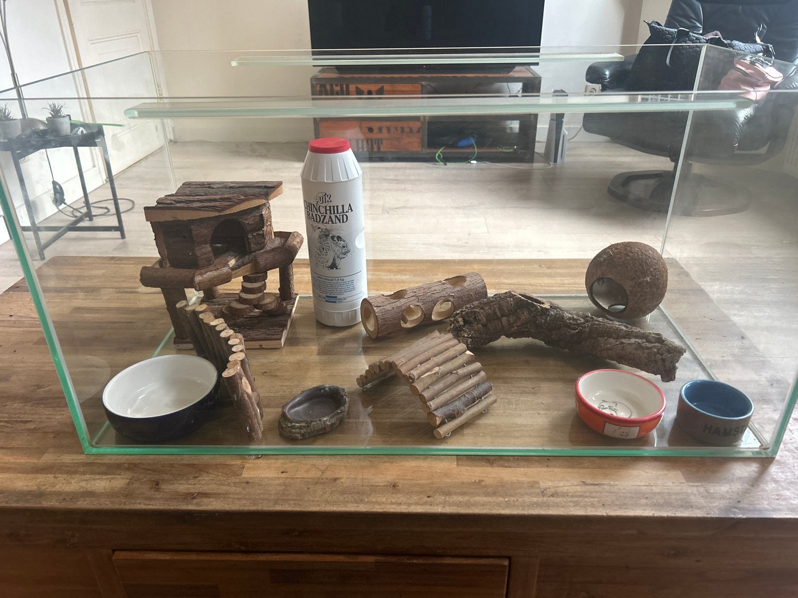 Terrarium voor hamsters, Ophalen, Gebruikt, Knaagmateriaal