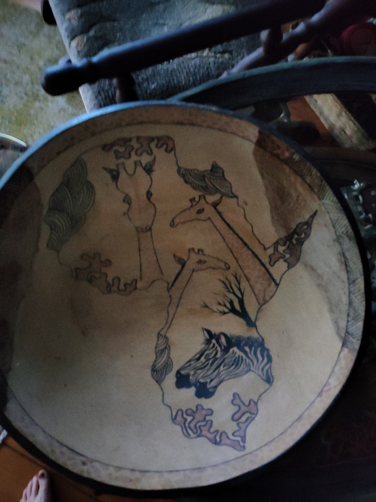 Afrikaanse grote hoge schaal hout Handwerk, Ophalen of Verzenden