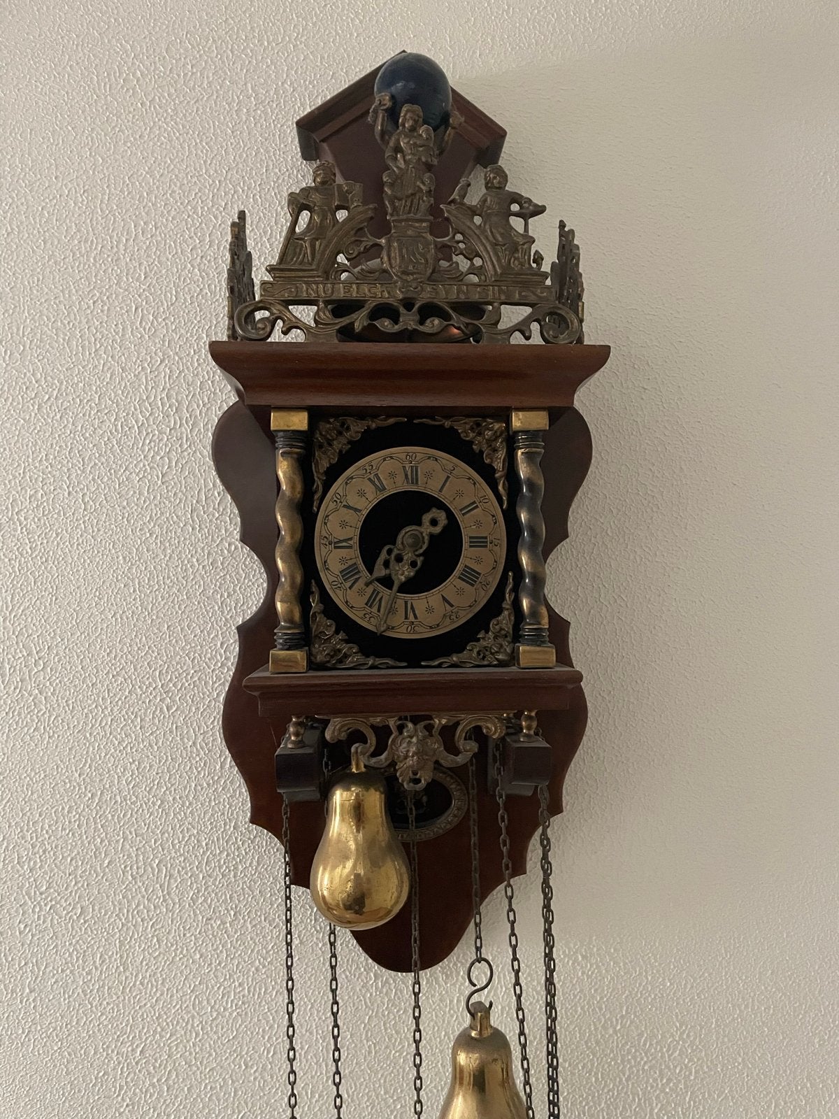 Antieke Friese Staartklok - Wandklok met Gewichten, Ophalen