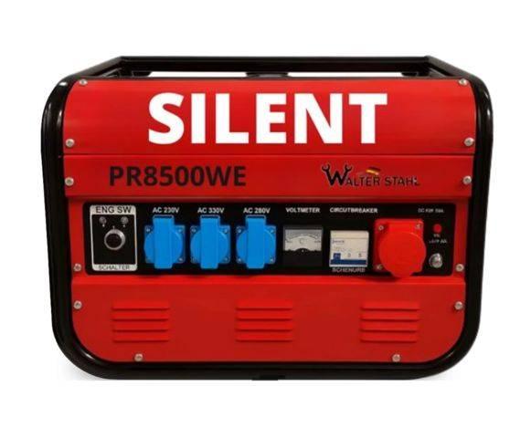 Walter Stahl PR8500WS 4-takt benzinegenerator, Doe-het-zelf en Verbouw, Elektrisch startend, Benzine, Nieuw, Ophalen of Verzenden