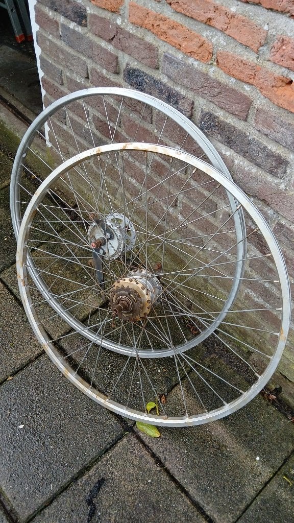 fietswiel Gazelle, Fietsen en Brommers, Fietsonderdelen, Ophalen of Verzenden, Gebruikt, Gazelle, Aluminium