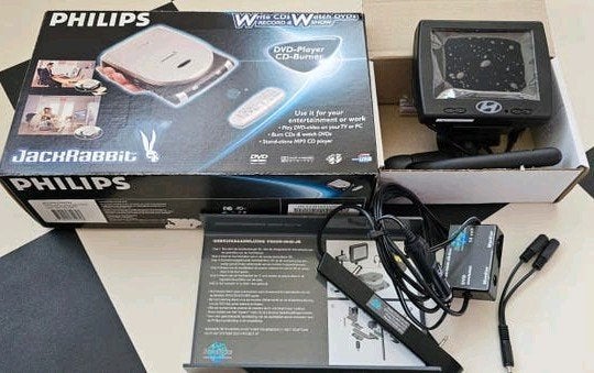Originele Hyundai hoofdsteun scherm incl draagbare dvdspeler, Auto diversen, Ophalen of Verzenden, Nieuw