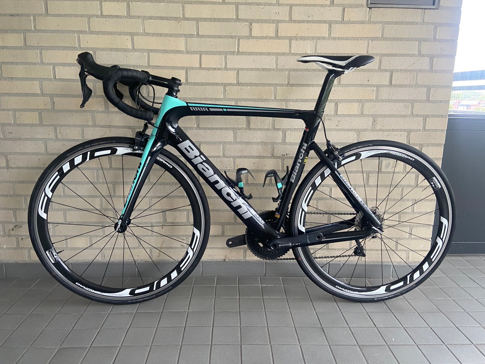 Bianchi Aria full carbon maat 57, Carbon, Zo goed als nieuw, Meer dan 20 versnellingen, 53 tot 57 cm