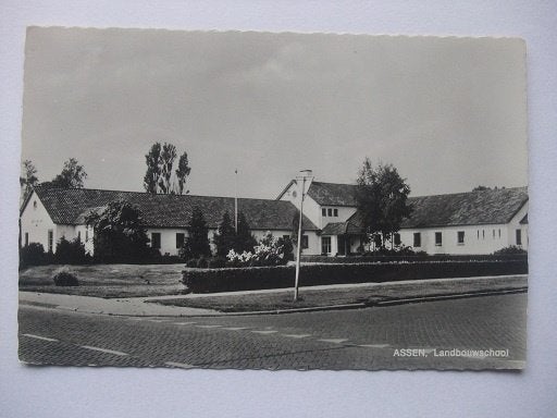 Q74 Assen - Landbouwschool - 1969, Verzenden, 1960 tot 1980, Ongelopen, Drenthe