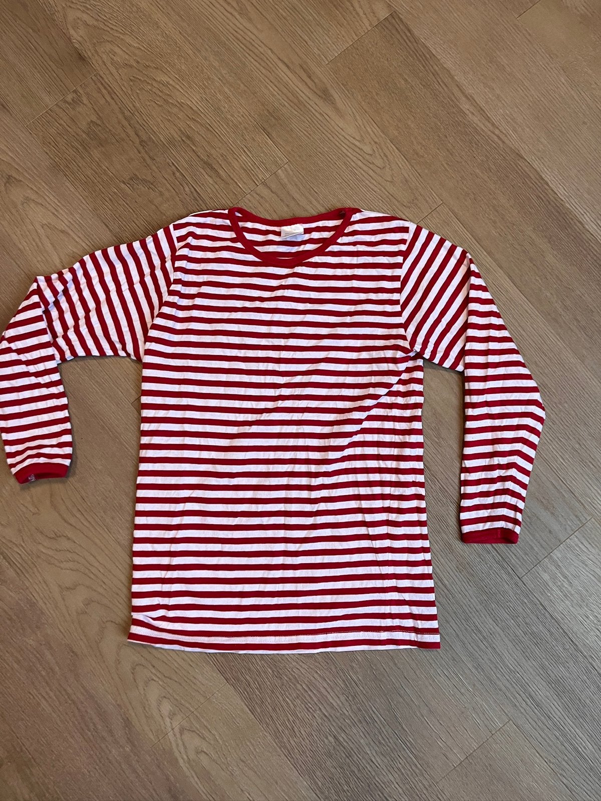 Rood wit gestreept matrozen dorus shirt mt 164 carnaval, Ophalen of Verzenden, 158 t/m 164, Jongen of Meisje