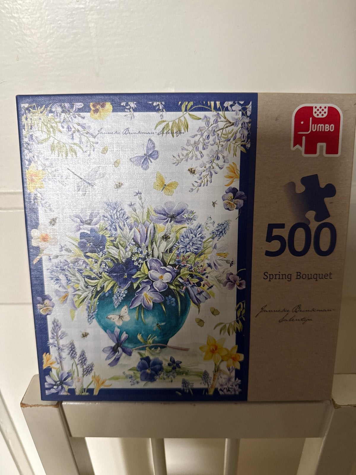 Jumbo Legpuzzel 500 stukjes - Spring Bouquet, Ophalen of Verzenden, 500 t/m 1500 stukjes, Zo goed als nieuw, Legpuzzel
