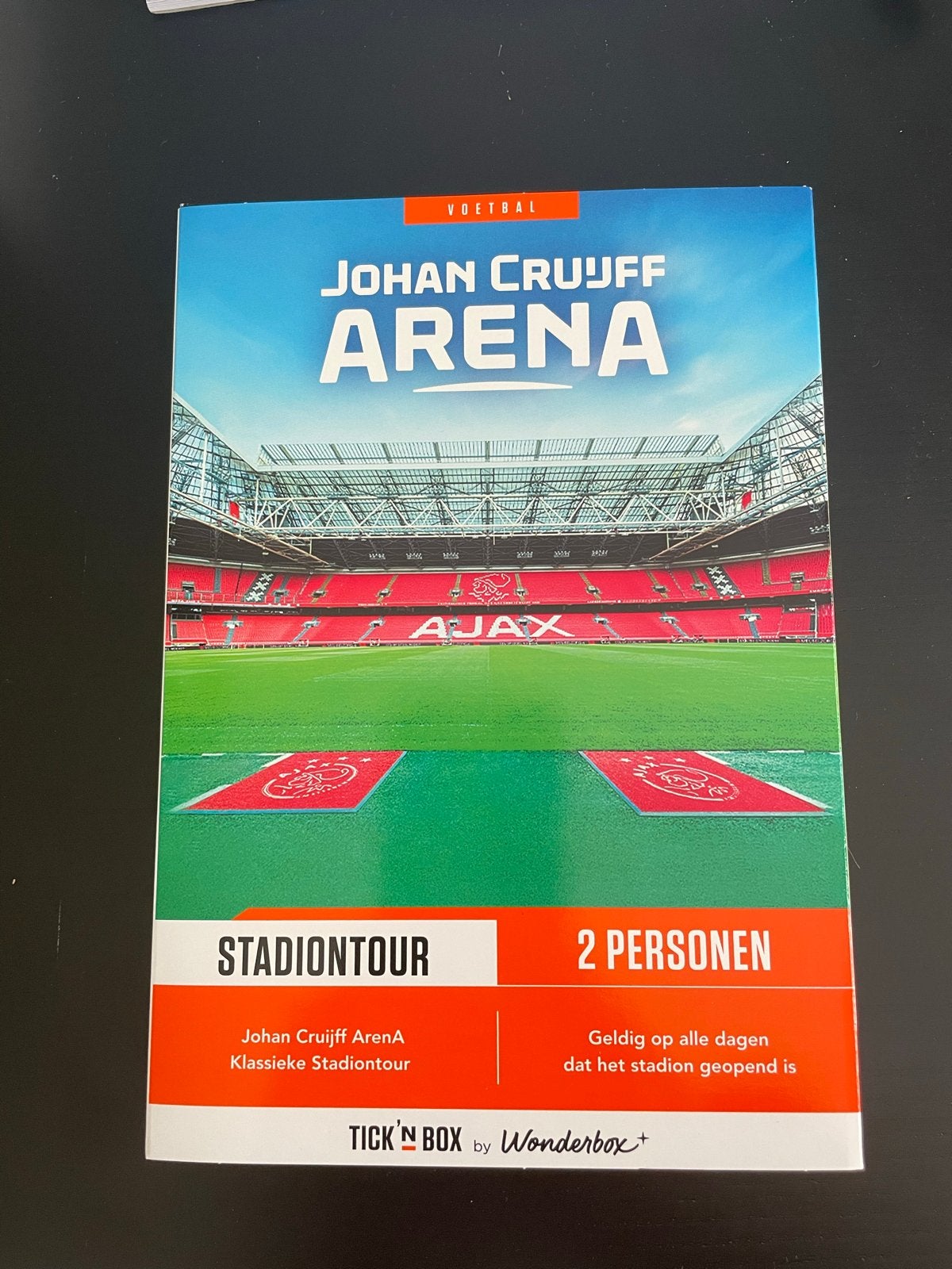 Johan Cruijff Arena stadion tour, Tickets en Kaartjes, Twee personen, Oktober